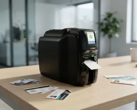 PVC card printer for ID cards and badges