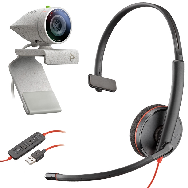 Poly Studio P5 + Blackwire 3210 USB-A