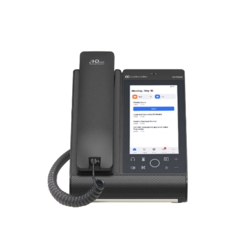 AudioCodes C470HD Zoom IP Phone with touchscreen