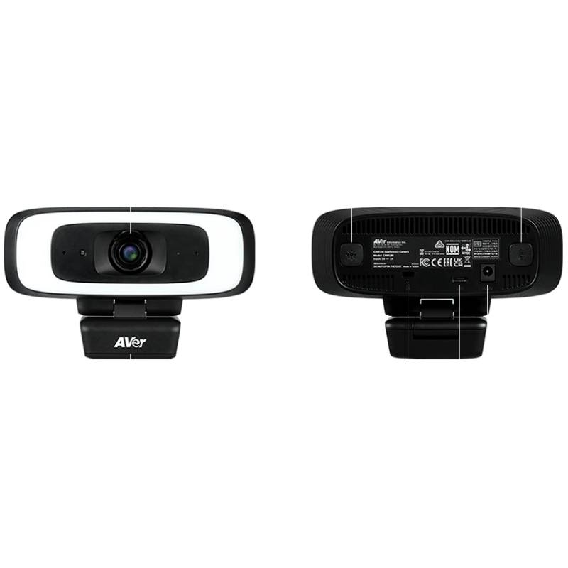 AVer CAM130 4K webcam with SmartFrame for professionals