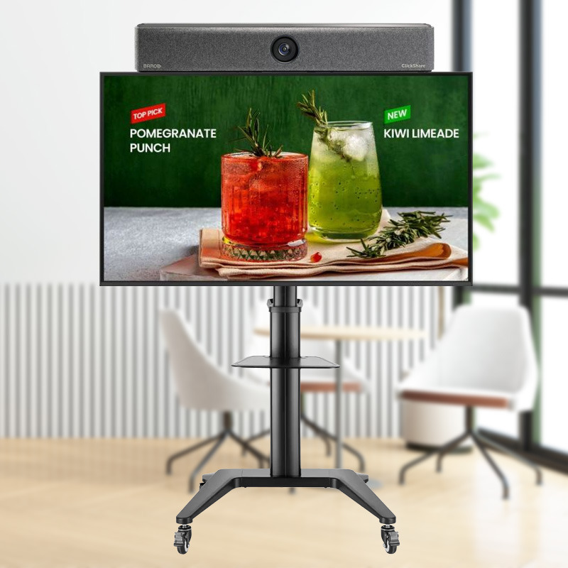 Barco Bar Huddle Room BYOD Video Conferencing Kit with mobile stand