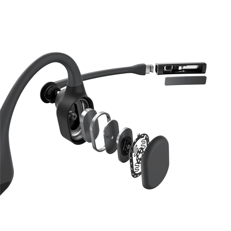 AFTERSHOKZ OPENCOMM ASC100 骨伝導イヤホン ブラック 【公式通販】