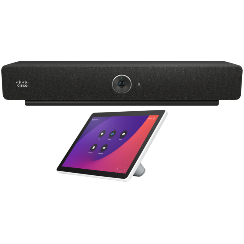 Cisco Webex Room Bar with wall-mount navigator - carbon