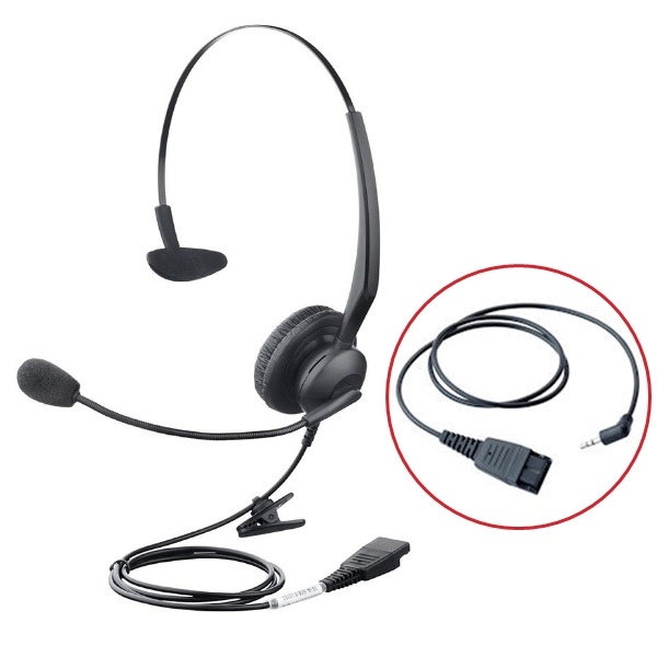 Orchid Hs103 Corded Headset With 2 5mm Jack Onedirect Co Uk