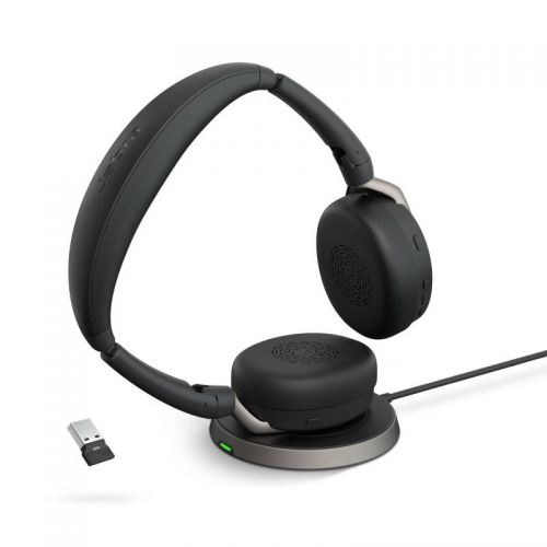 Flex USB-A MS Evolve2 with 65 Charger Jabra Wireless Stereo