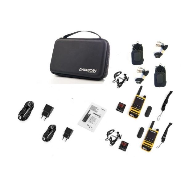 Pack Dynascan P19 + 2 cases with harness