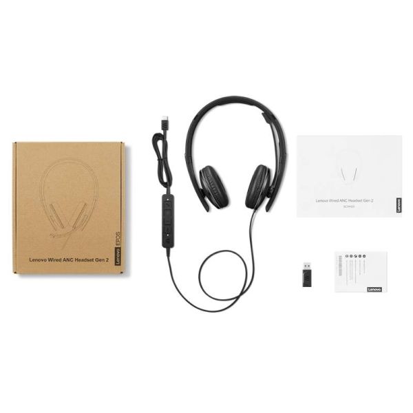 Lenovo Gen 2 USB-C Headset Zoom