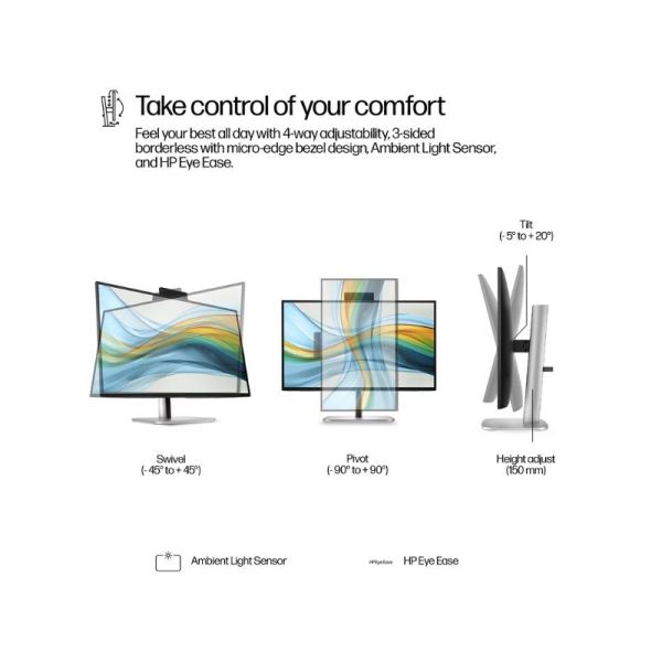 HP Series 5 Pro 527pm QHD USB C Monitor
