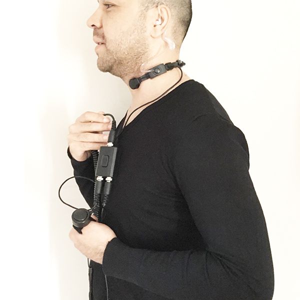 Microheadset for Motorola 2 pins