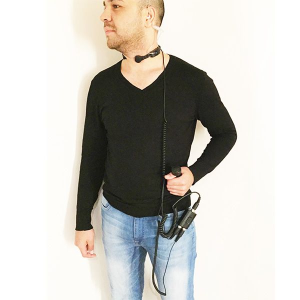 Microheadset for Motorola 2 pins