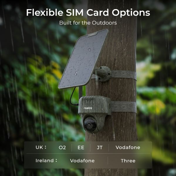 Reolink 4K Ranger 4G PT AI Battery Cam Kit +32GB