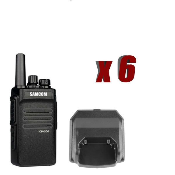 iPTT CP300 Six Pack with Chargers