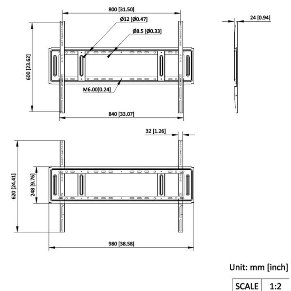 Hikvision DS-D5A86RB/A3 86 Inch