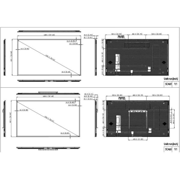 Hikvision DS-D6065UN-DP 65 Inch 