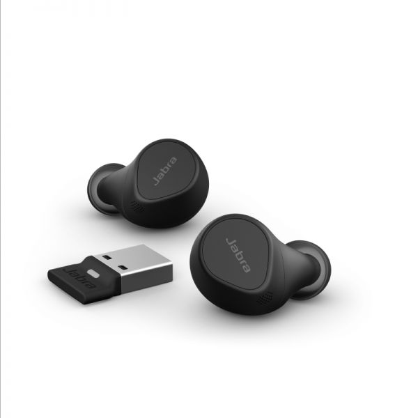 Jabra Evolve2 Buds USB-A MS with Wireless Charging Pad