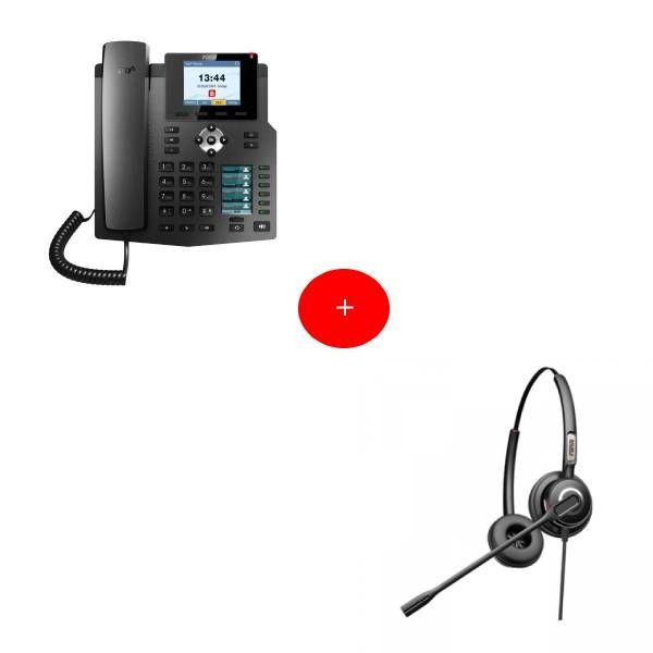 Fanvil X4 Deskphone + Fanvil HT202 Headset