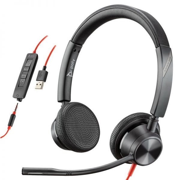 Poly - Plantronics Blackwire 3325 USB-A + Jack 3,5 MS