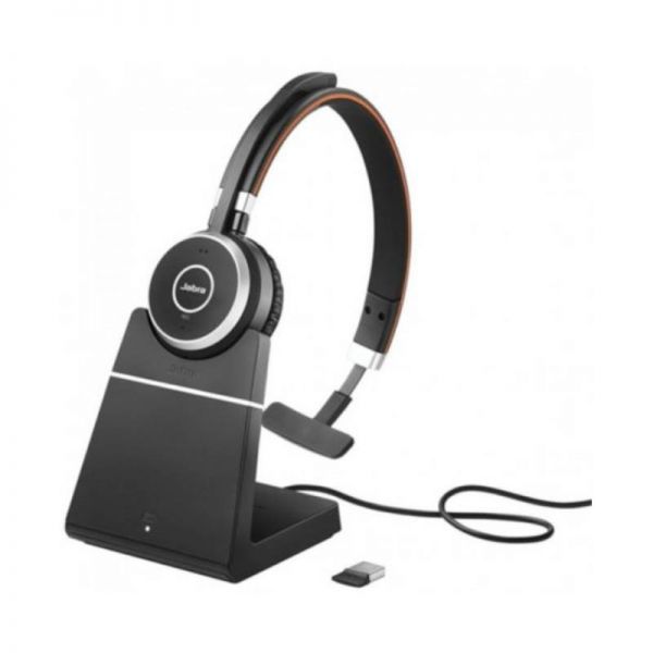 Jabra Evolve 65 SE MS Mono with Charging Stand