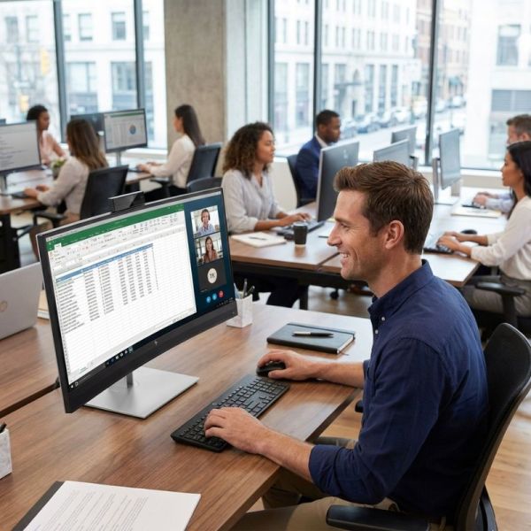 HP E34m G4 WQHD USB-C Conference Display