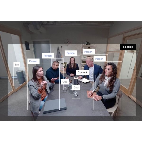 Huddly IQ w/Mic, Room Kit incl. 2.0m Cable