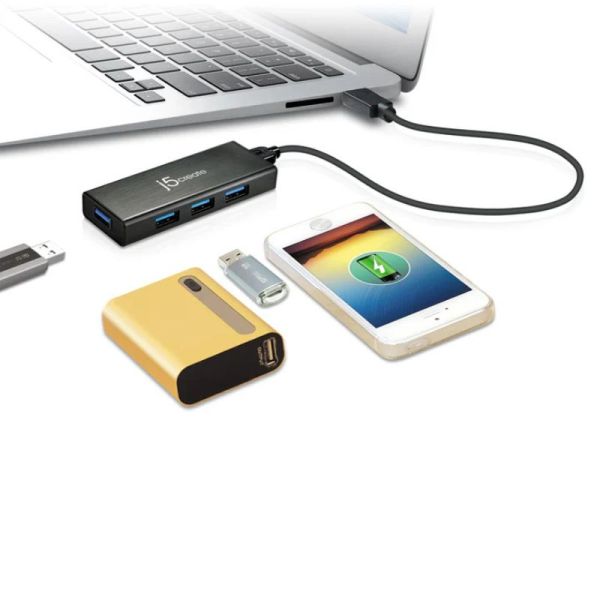 J5Create JUH340-N USB 3.0 4-Port Hub