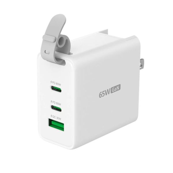 j5create JUP3565CV 65W GaN USB-C3-Port Travel Charger 