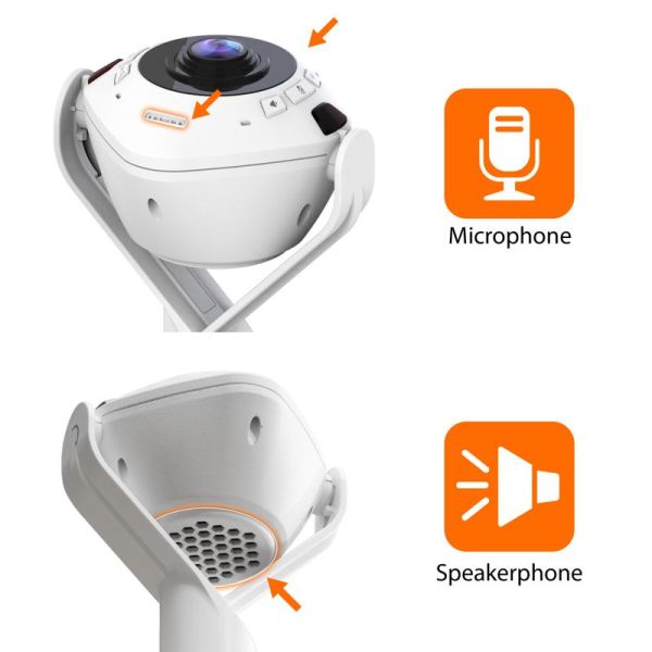 360° All Around Webcam with Speakerphone