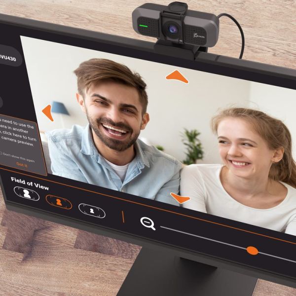 j5create JVU430 USB 4K Ultra HD Webcam
