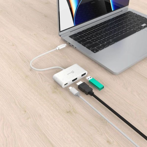 J5CRreate USB-C to HDMI & USB-A Power Delivery