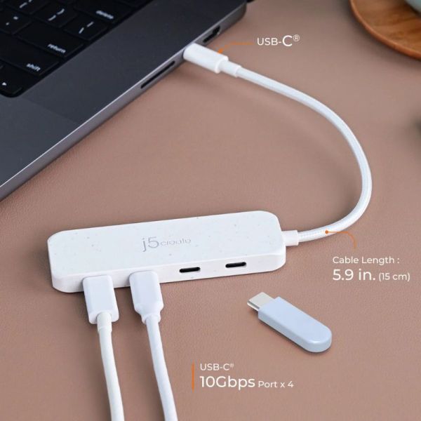 J5Create USB-C to 4-Port Type-C Gen 2 Hub
