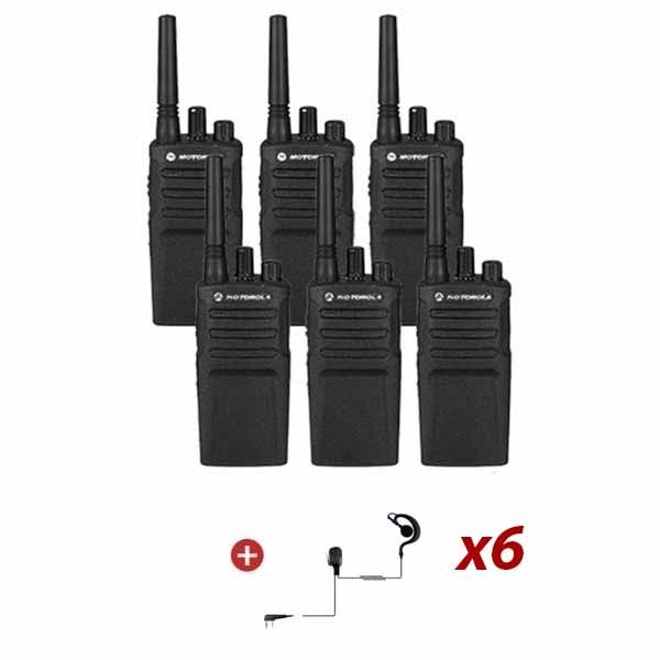 Motorola XT420 Six Pack + G-shaped earpiece