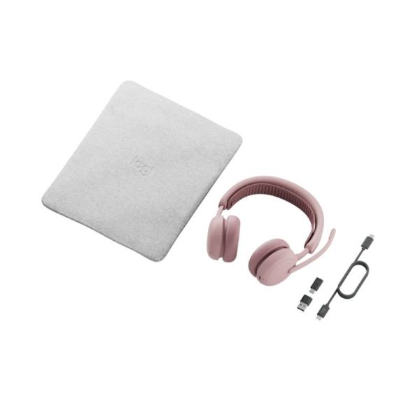 Logitech Zone Wireless 2 ES Teams Pink with receiver