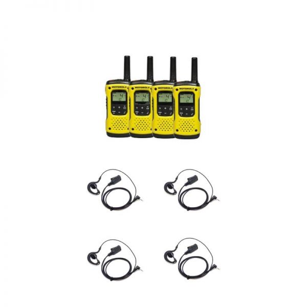 Motorola T92 H2O Quad Pack + 4 Contour Kits