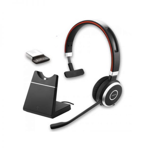 Jabra Evolve 65 SE MS Mono with Charging Stand
