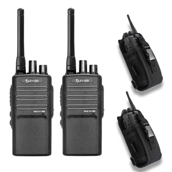 Cleyver Talk 55 Pro Twin Pack with 2 cases