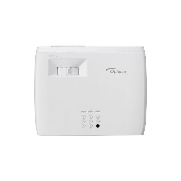 Optoma ZH361 compact laser projector angled view