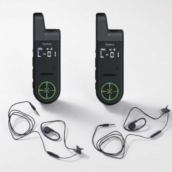 Pack 2 Hytera Mini S1 + 2 headsets BM11 - 1 - IA