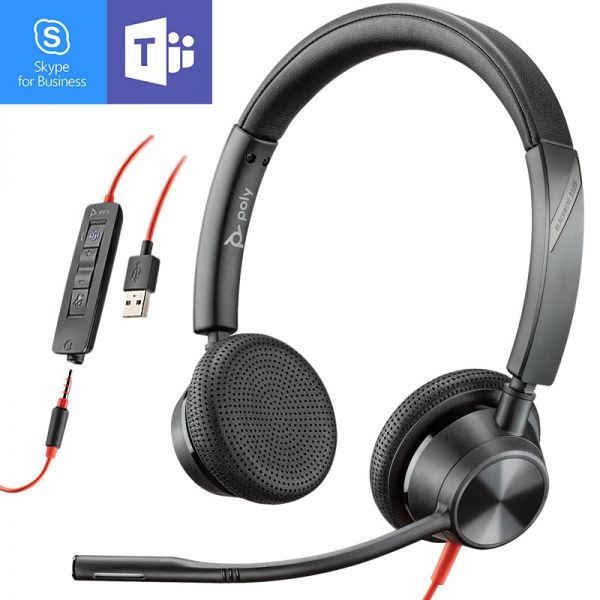 Poly - Plantronics Blackwire 3325 USB-A + Jack 3,5 MS