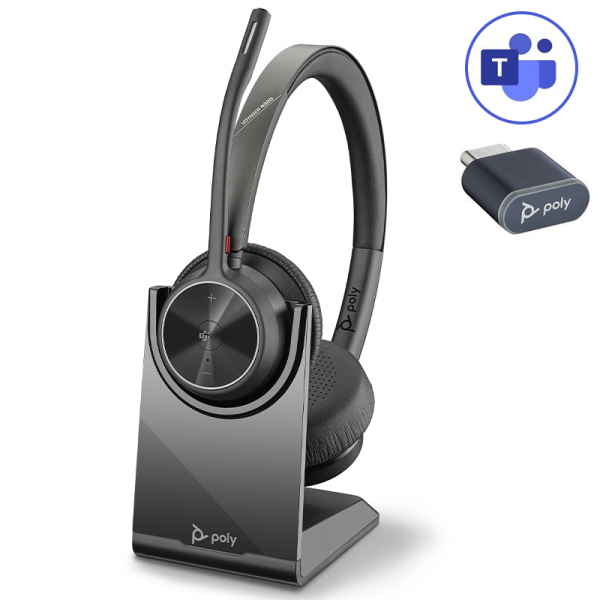 Poly Voyager 4320 USB-C Microsoft Teams + Charging base