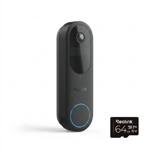 Reolink Video Doorbell WiFi Black 2K Battery