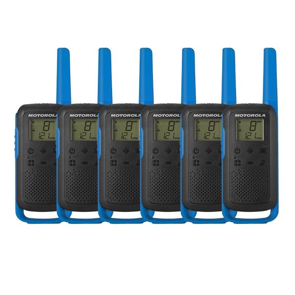 Motorola Talkabout T62 (Blue) Six Pack