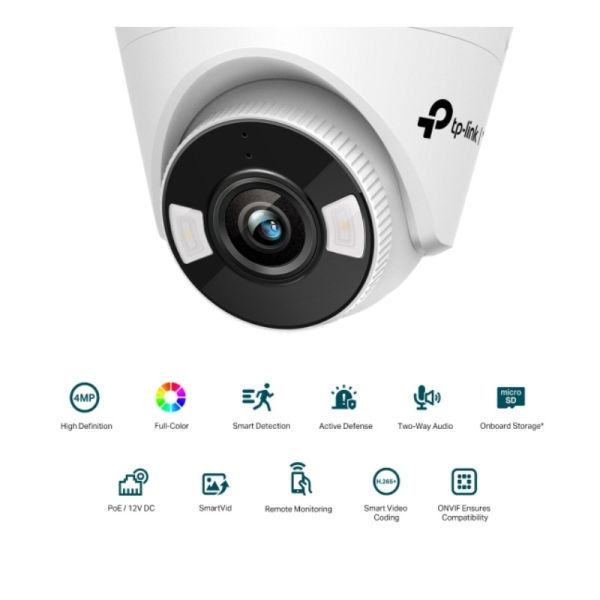 tp-Link VIGI C440 4MP Full-Color Turret Network Camera