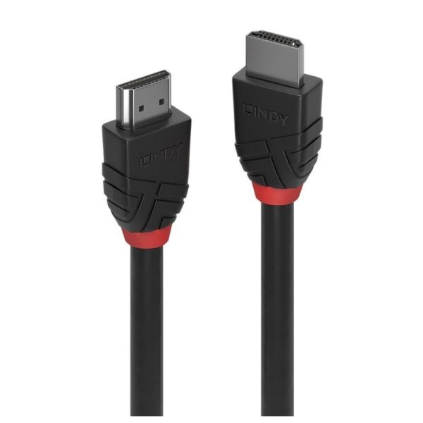 Lindy 2m 8K60Hz HDMI Cable, Black Line