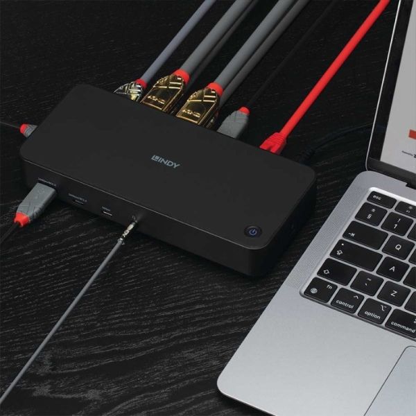 Lindy USB Type C & A Hybrid Laptop Docking Station