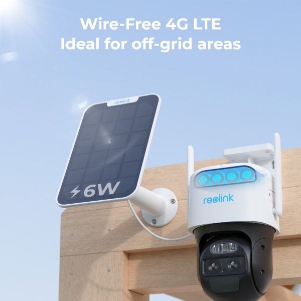 Reolink 2K TrackMix Auto PTZ AI WiFi Solar + 64GB