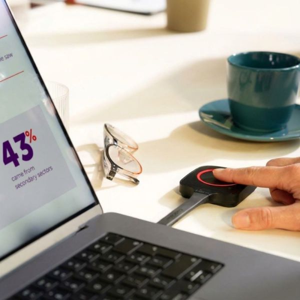 Barco ClickShare Button 5th Generation wireless presentation device