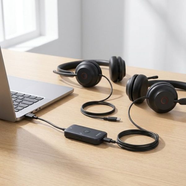 Yealink UYTC USB cable for dual headset training

