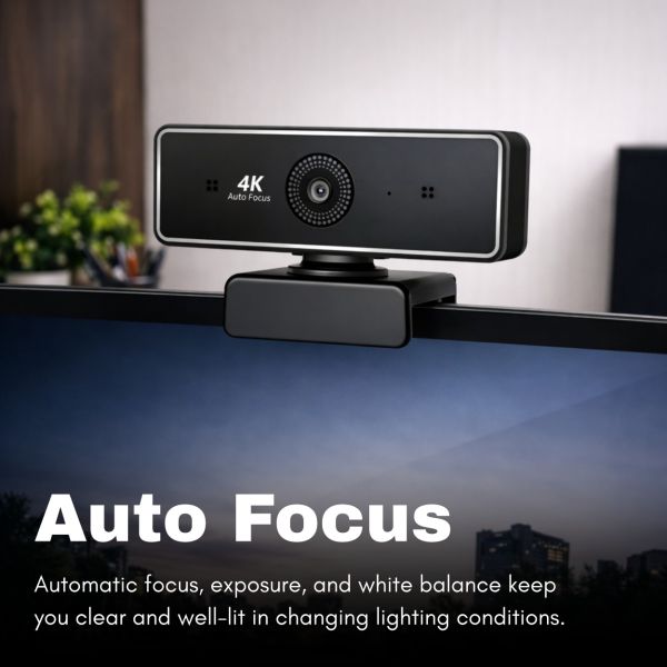 Origin Storage USB Webcam 4K auto focus