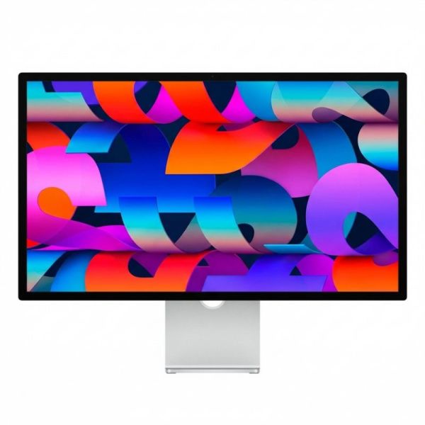 Apple Studio Display nano-texture angled view