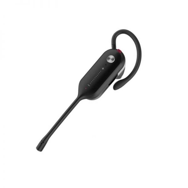 Professional in-ear DECT headset for mobile workers with push-to-talk function.